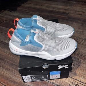 Under Armour Micro G Kilchis Womens Sz 10 Gray Slip On Athletic Walking Shoes